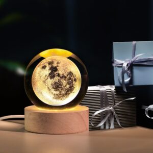 Moon Crystal Ball Night Light