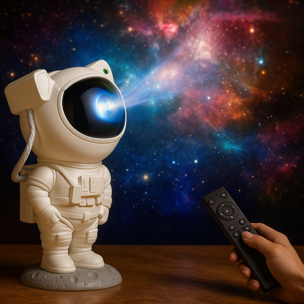 Astronaut Galaxy Projector Night Light