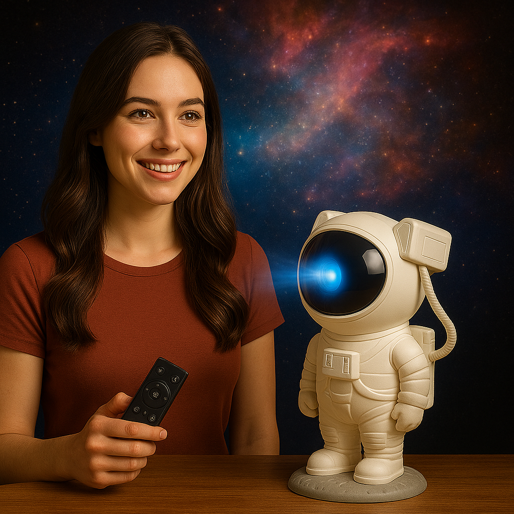 Astronaut Galaxy Projector Night Light - Image 2