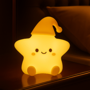 Silicon star night lamp