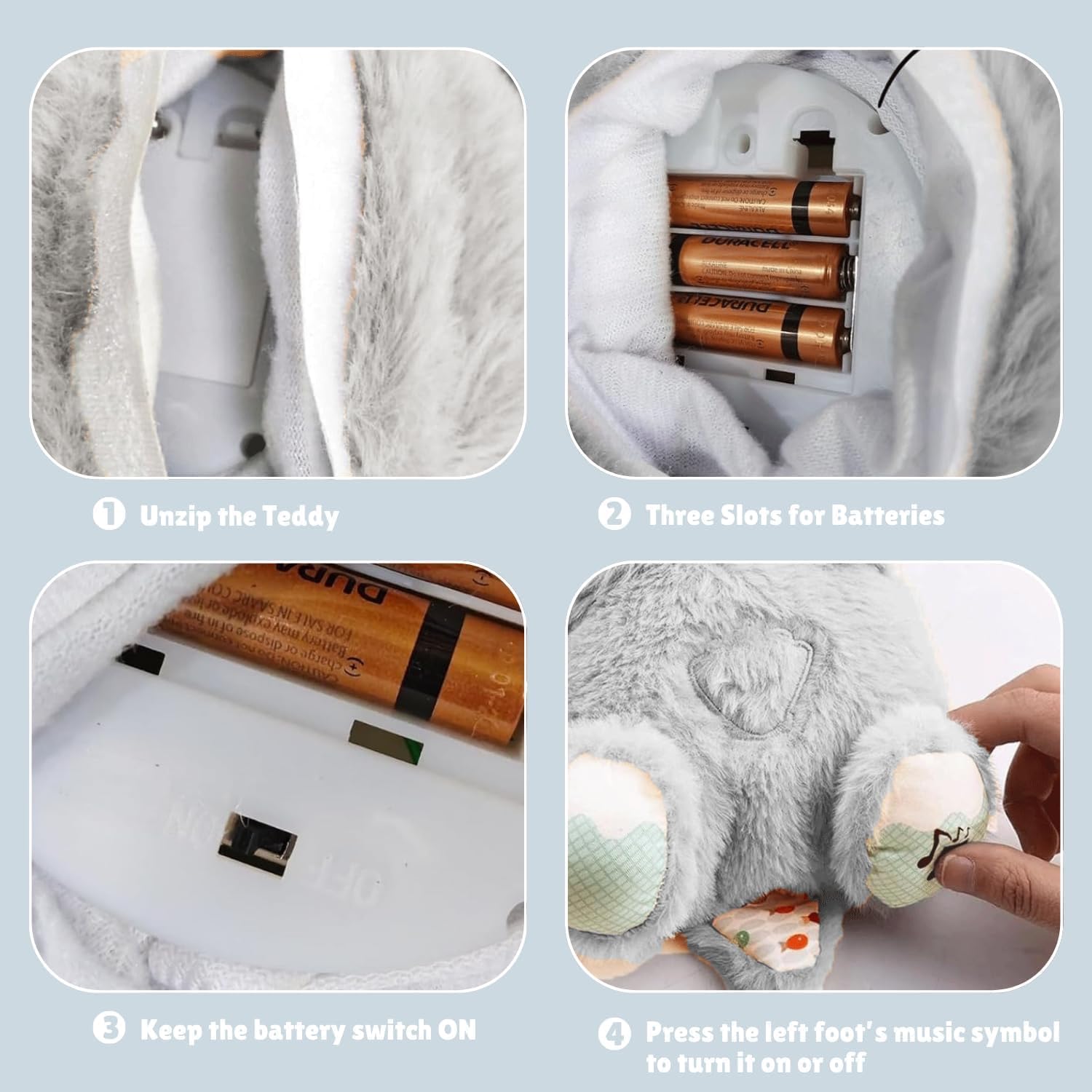 Breathing Soft Teddy Bear - Image 3