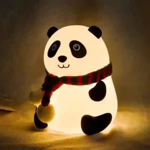 silicone panda night lamp